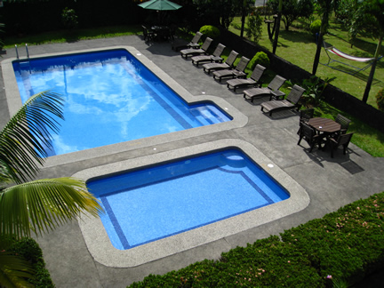 Piscina del Hotel San Bosco, La Fortuna, San Carlos, Alajuela, Costa Rica
