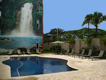 Piscina del Hotel Indigo San José Fórum en Costa Rica